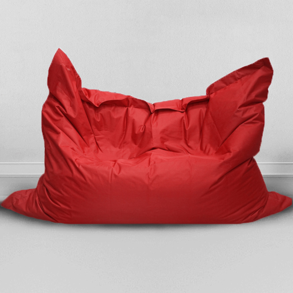 Кресло бескаркасное Большая подушка Красная, оксфорд