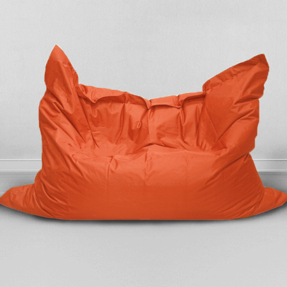 Кресло бескаркасное Большая подушка Апельсин, оксфорд