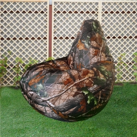 Кресло бескаркасное Груша Лес, размер Компакт, принтованный оксфорд