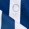 Матрас для садовых качелей 180 см, 2-х секционный, оксфорд, "Полоса бело-синяя"