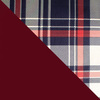 Чехол на матрас 3-секционный 170 см для садовых качелей, поликоттон/оксфорд, "Шотландские просторы"