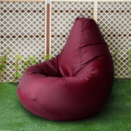 Кресло бескаркасное Груша Бордо, размер Комфорт, оксфорд