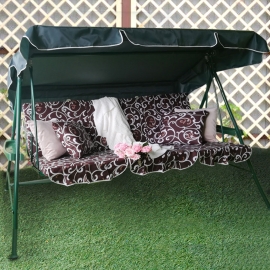 Матрас  с 2-мя подушками на садовые качели Вензеля