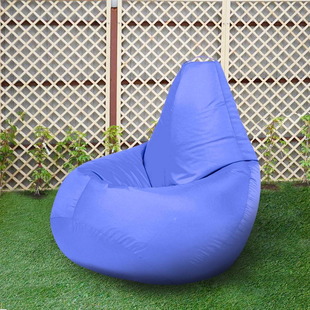 Кресло бескаркасное Груша Лаванда, размер Компакт, оксфорд