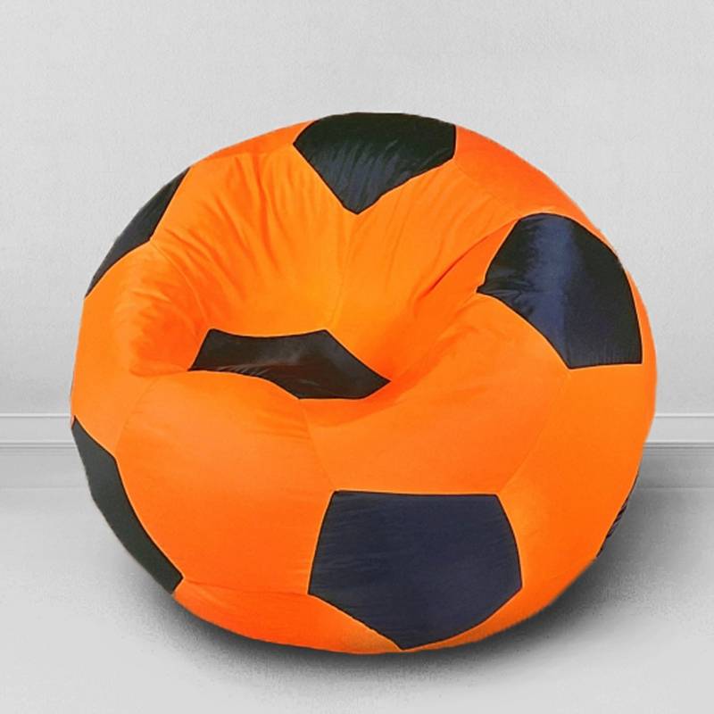 Кресло бескаркасное Футбольный мяч Креативный, оксфорд