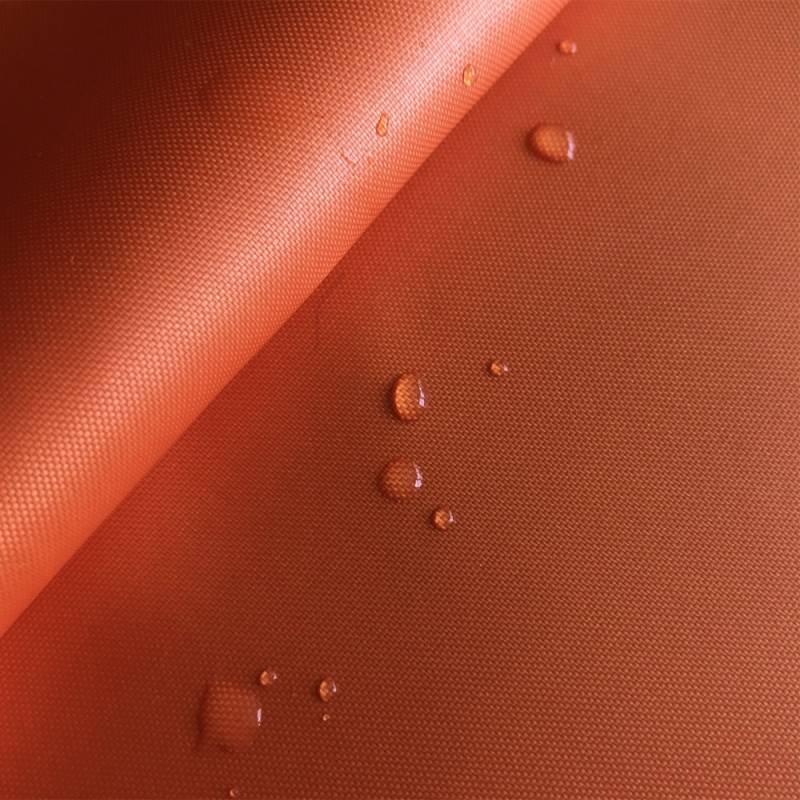 Ткань Оксфорд водоотталкивающая, цвет оранжевый